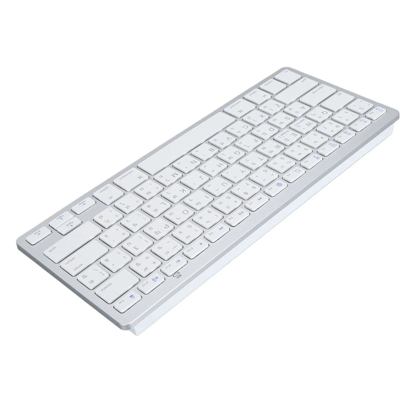 Bilingual UltraSlim Portable Bluetooth Keyboard With Scissor Switch Keys 1