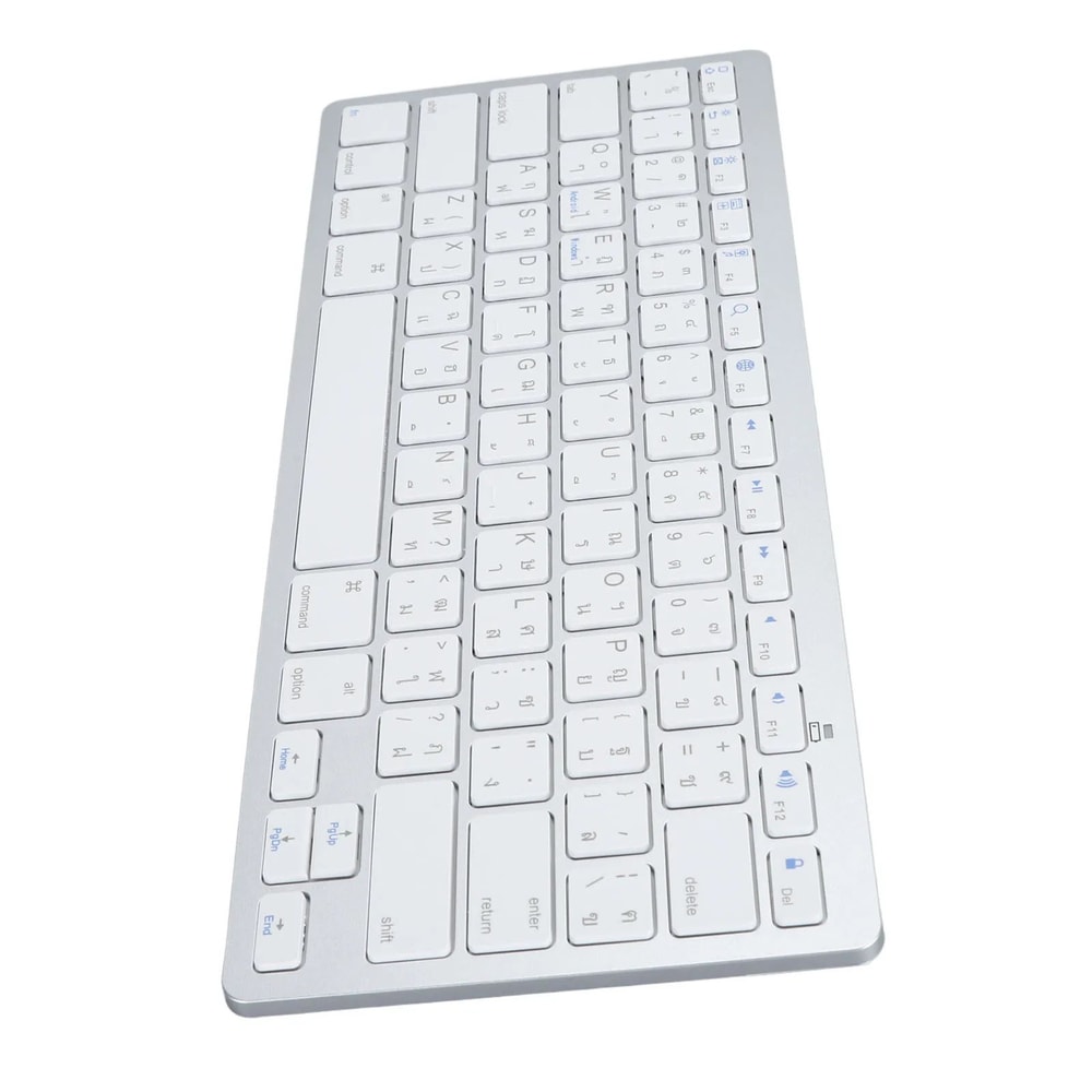 Bilingual UltraSlim Portable Bluetooth Keyboard With Scissor Switch Keys 2