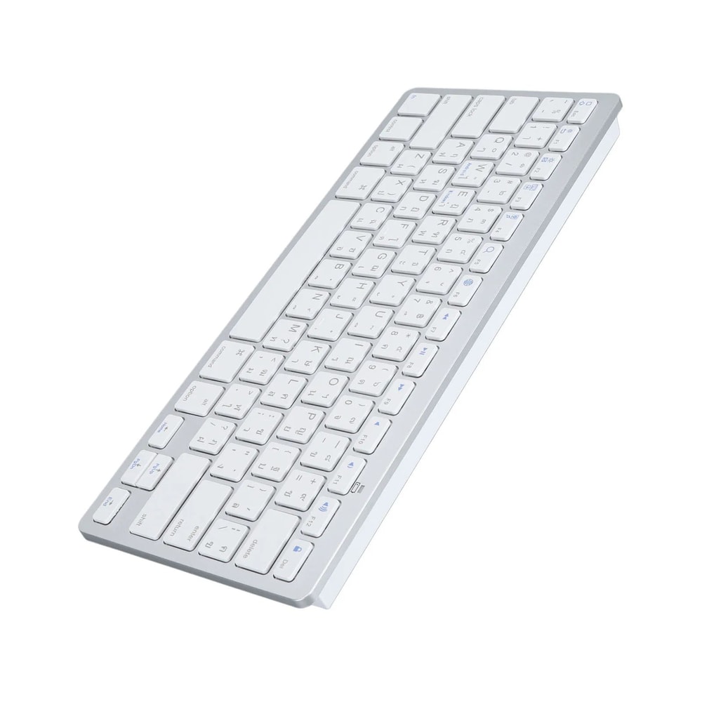 Bilingual UltraSlim Portable Bluetooth Keyboard With Scissor Switch Keys 3