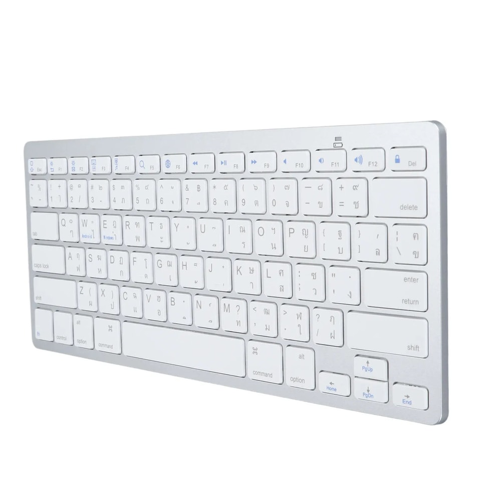 Bilingual UltraSlim Portable Bluetooth Keyboard With Scissor Switch Keys 4