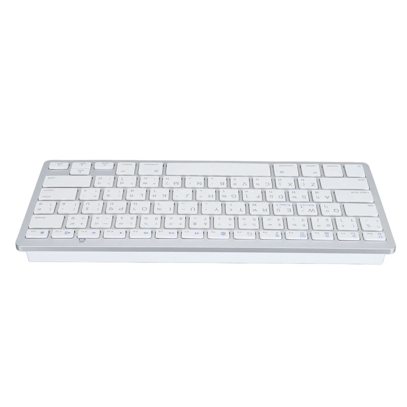Bilingual UltraSlim Portable Bluetooth Keyboard With Scissor Switch Keys 6
