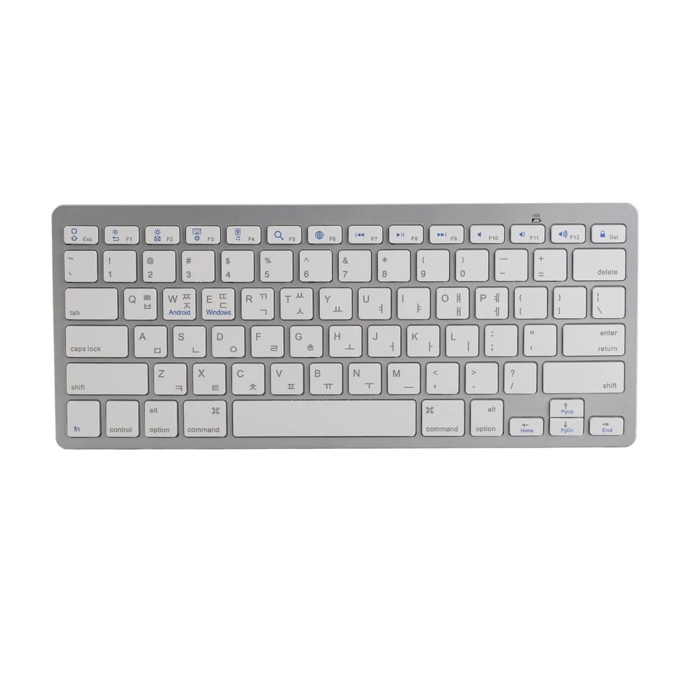 Bilingual UltraSlim Portable Bluetooth Keyboard With Scissor Switch Keys 5