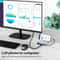 6in1 USBC Hub Docking Station With Ethernet 65W Charging 1