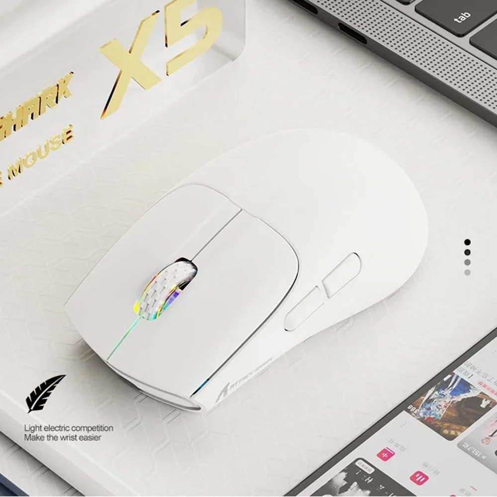 Attack Shark X5 Ultralight TriMode Wireless Gaming Mouse With PixArt Optical Sensor 7