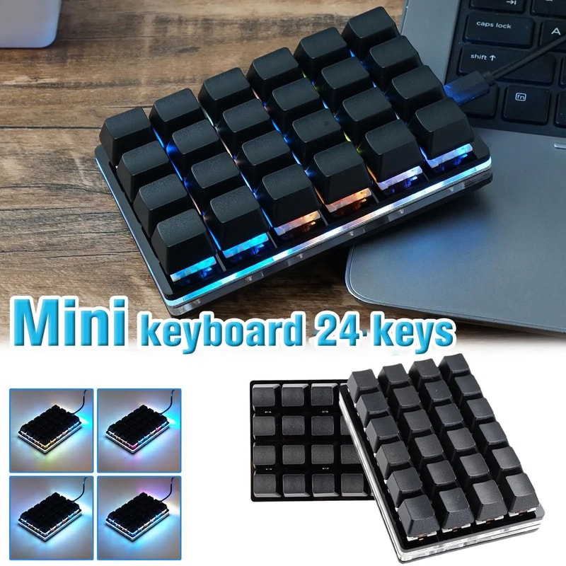 Sayo Mini Programmable Keypad Compact Mechanical Macro Keyboard For Gaming Editing Productivity 0