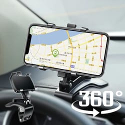drivegrip 360 dashboard phone mount – universal car phone holder with rotating navigation stand