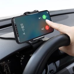 360° rotating universal car phone holder – secure dashboard phone mount for hands-free driving