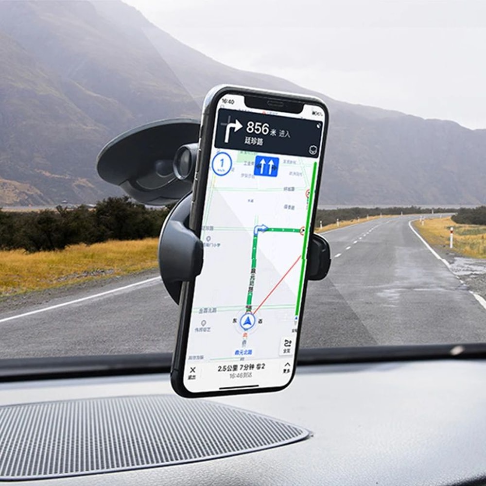 Universal Windshield Car Phone Holder With 360 Rotation Adjustable Dashboard Windshield Mount 3