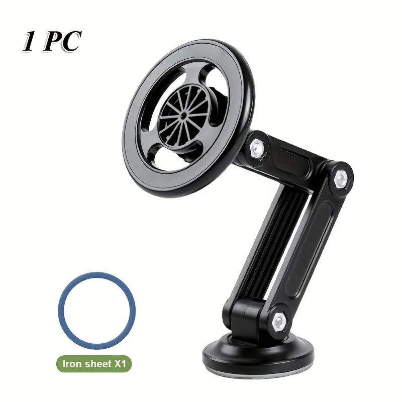 Foldable Car Phone Holder With Strong Suction Cup Universal HandsFree Dashboard Mount 0