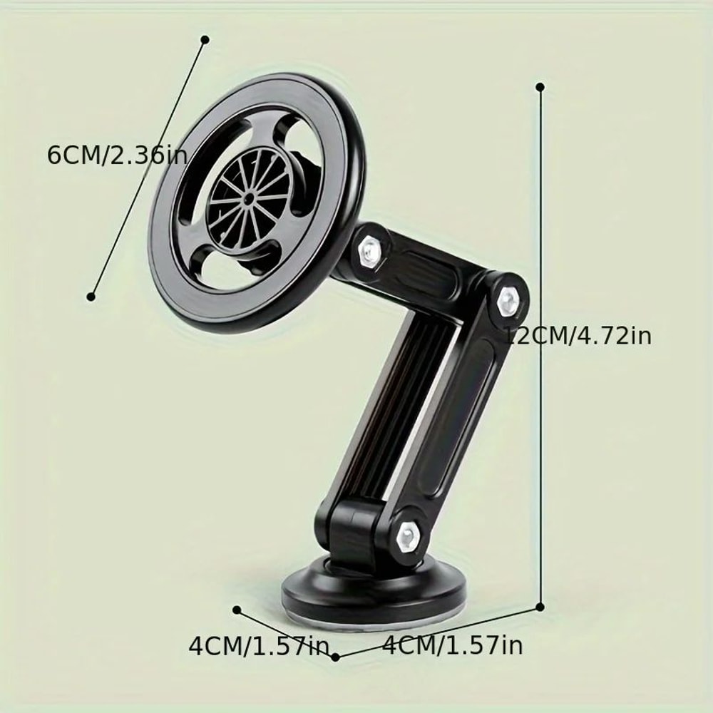 Foldable Car Phone Holder With Strong Suction Cup Universal HandsFree Dashboard Mount 2