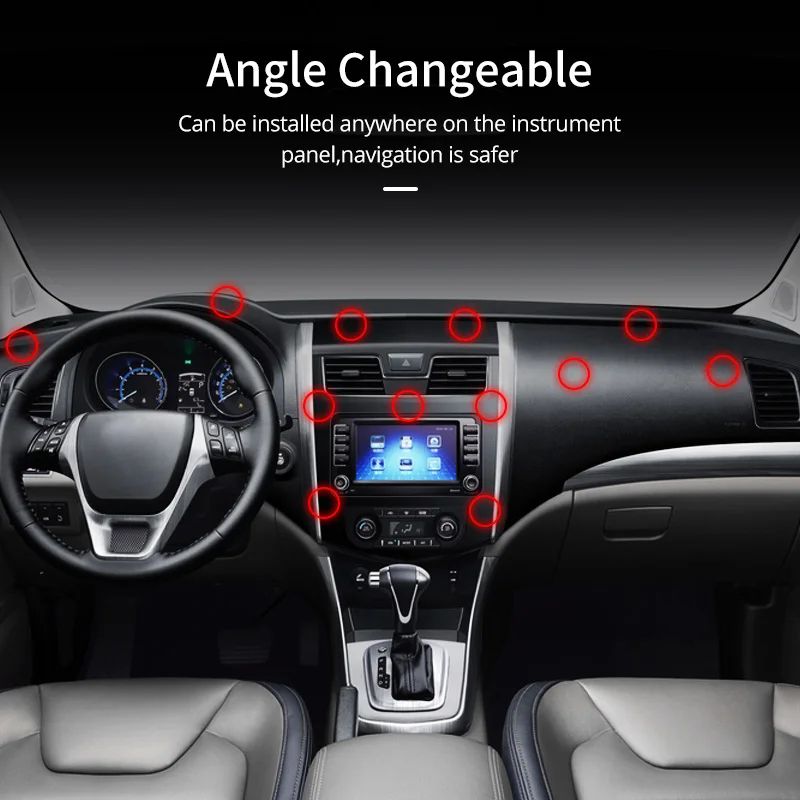 Universal Magnetic Car Phone Holder Air Vent Mount For IPhone Samsung 3