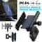 Rearview Mirror Aluminum Phone Holder 360 Rotating Secure Motorcycle Mount 0