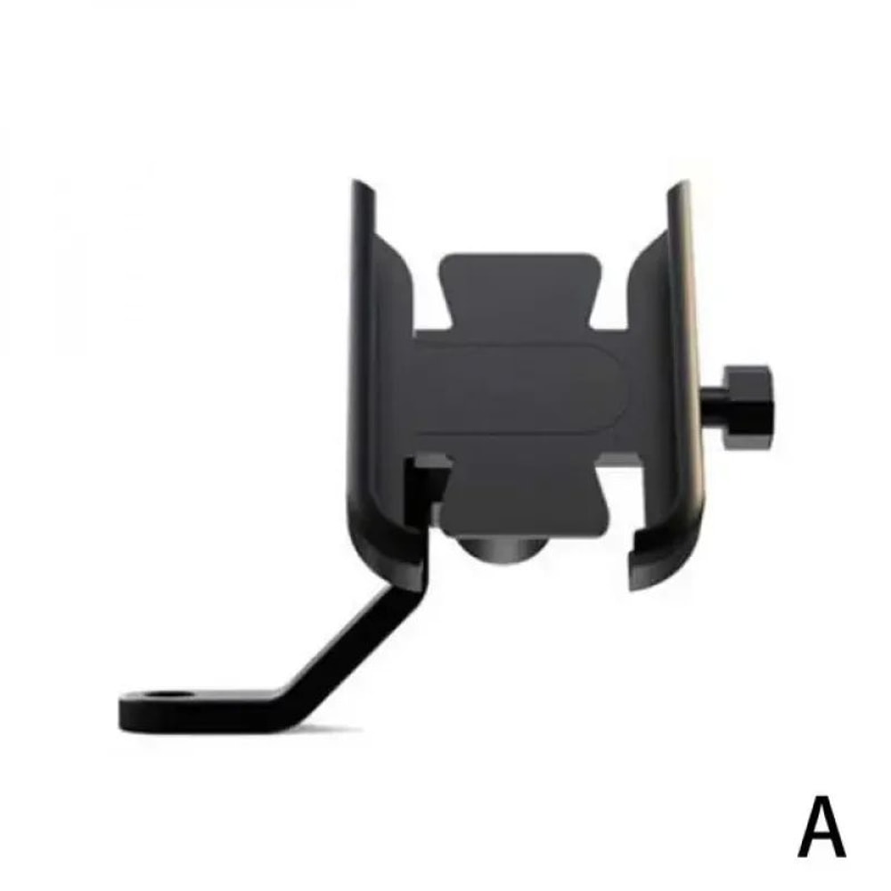 Rearview Mirror Aluminum Phone Holder 360 Rotating Secure Motorcycle Mount 5