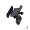 Rearview Mirror Aluminum Phone Holder 360 Rotating Secure Motorcycle Mount 6