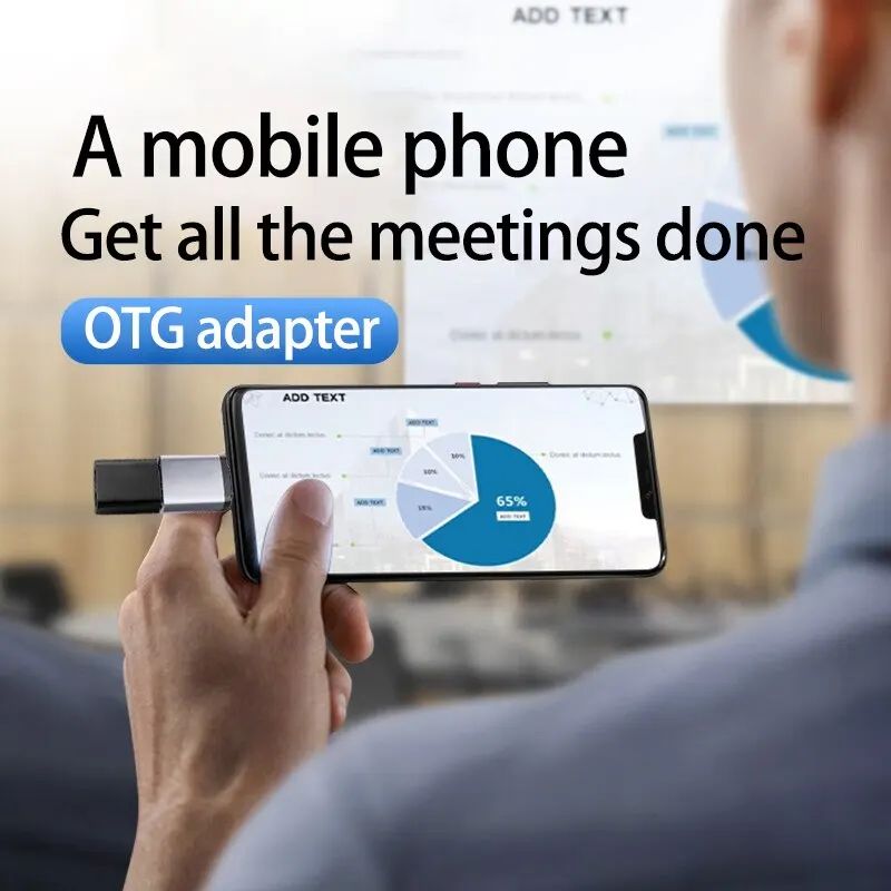 USBC OTG Adapter HighSpeed TypeC To USB 30 Adapter For Flash Drives Peripherals 1