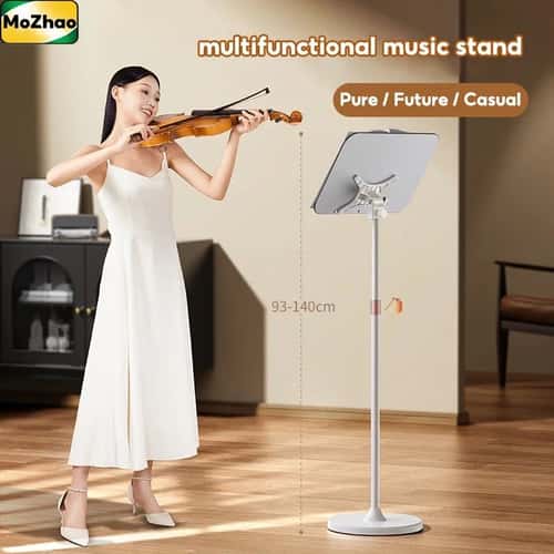 ProFold Adjustable Portable Music Stand for Sheet Music, Books & Tablet