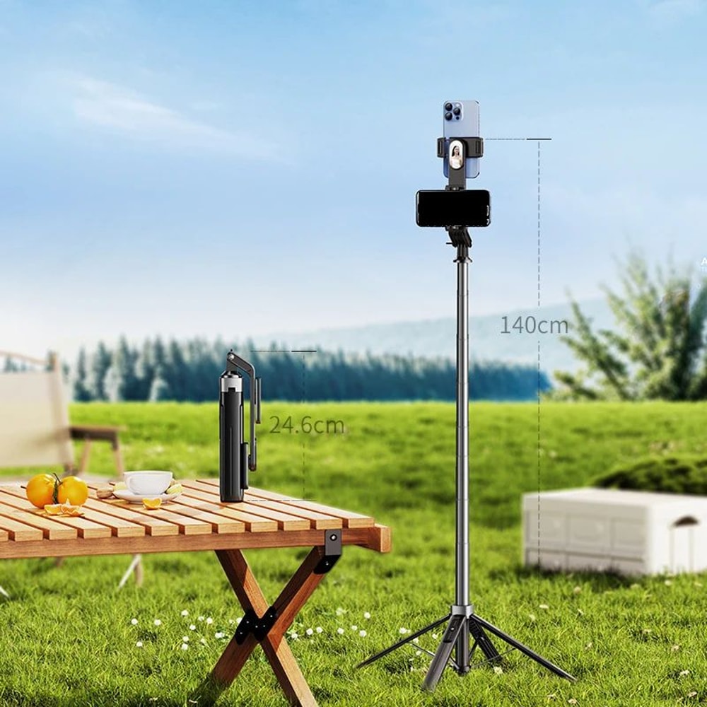 Portable Phone Teleprompter Tripod Holder For Live Streaming Vlogging Scripts 6