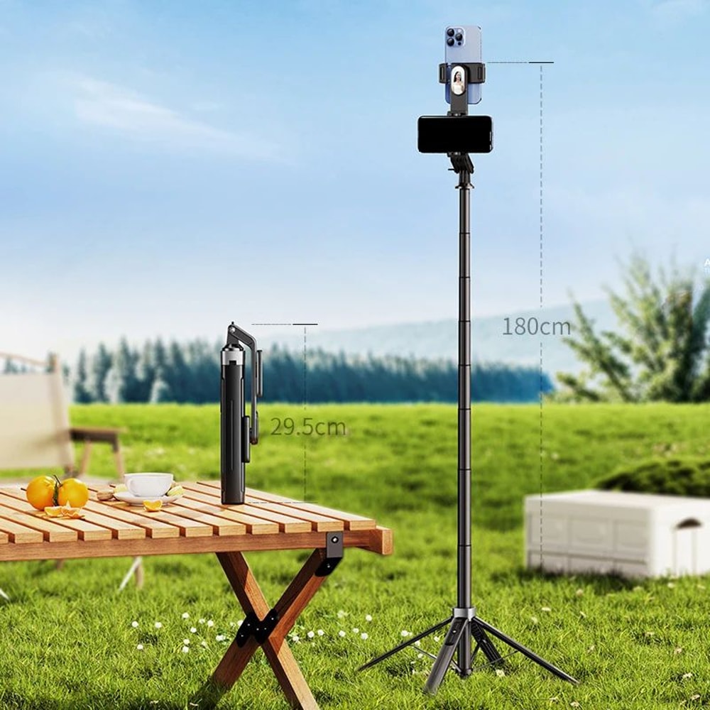 Portable Phone Teleprompter Tripod Holder For Live Streaming Vlogging Scripts 7