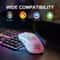 RGB Honeycomb Wireless Gaming Mouse Rechargeable Ergonomic 6Button Precision Mouse 2