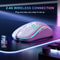 RGB Honeycomb Wireless Gaming Mouse Rechargeable Ergonomic 6Button Precision Mouse 3