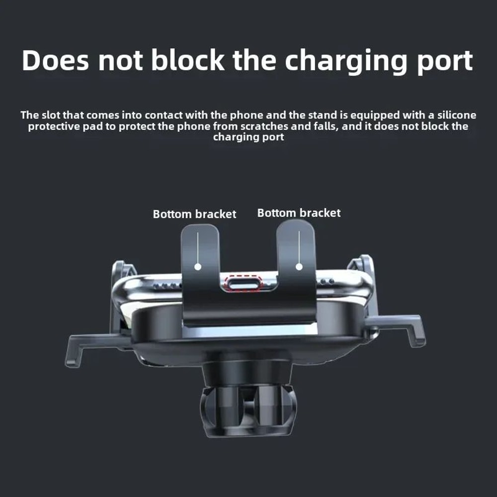 Universal Dashboard Car Phone Holder With Suction Cup Mount 37 Adjustable ScratchSafe Grip 2