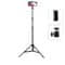 Compact Phone Tripod Selfie Tripod With Light For Live Streaming 2