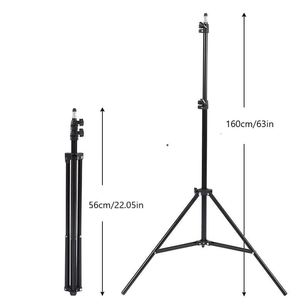Compact Phone Tripod Selfie Tripod With Light For Live Streaming 5