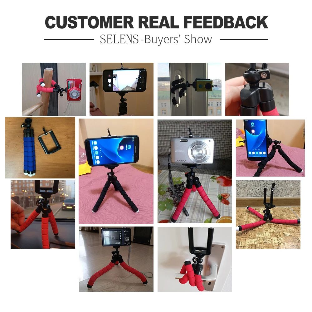 Adjustable Phone Holder Desk Stand Mini Phone Tripod Universal Phone Mount For Home Bed And Trave 2
