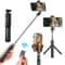 Extendable Bluetooth Selfie Stick Tripod With Remote For IPhone Android 0
