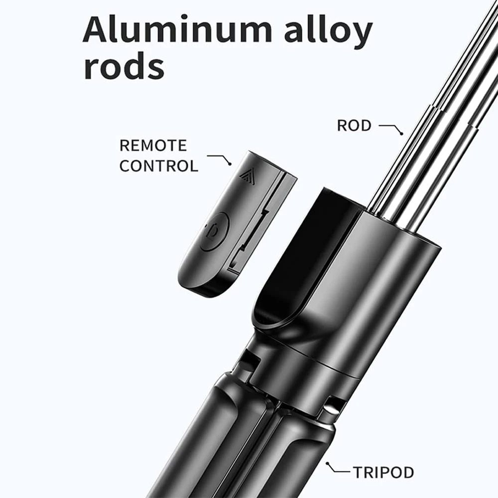 Extendable Bluetooth Selfie Stick Tripod With Remote For IPhone Android 3