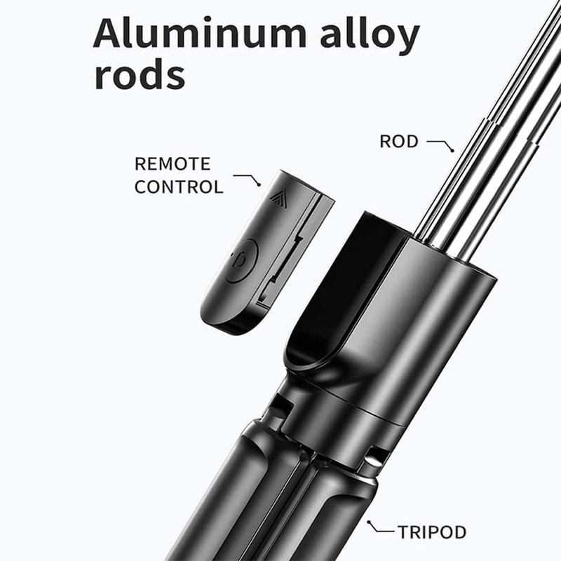 Extendable Bluetooth Selfie Stick Tripod With Remote For IPhone Android 3