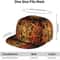 Vintage Steampunk Clock Trucker Hat Retro Gear Print Steampunk Snapback Cap With Breathable Mesh 1