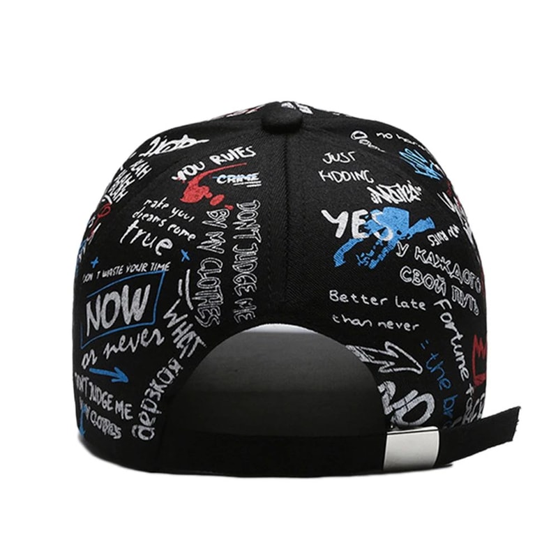 Urban Vibe Graffiti Streetwear Baseball Cap Adjustable Hip Hop Trucker Hat 4