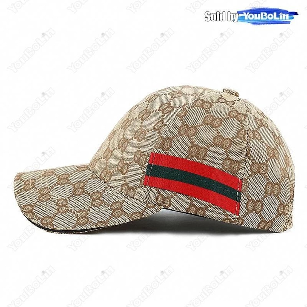 Classic Red Green Stripe Striped Baseball Cap For Men Women Casual Dad Hat Trucker Style 4