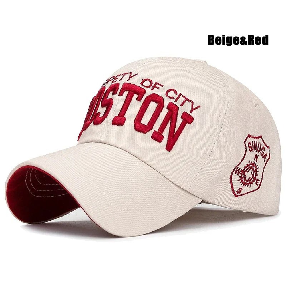 Classic 3D Embroidered Cotton Baseball Cap Adjustable Unisex Snapback Hat 10