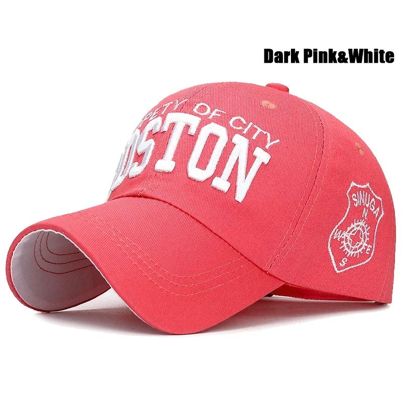 Classic 3D Embroidered Cotton Baseball Cap Adjustable Unisex Snapback Hat 11