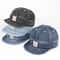 Vintage Short Brim Denim Baseball Cap Adjustable Unisex Streetwear Snapback 0