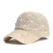 Womens Straw Baseball Cap UV Protection Adjustable Summer Beach Sun Hat 11