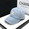 Vintage Denim Baseball Cap With Embroidered Letter C Adjustable Cotton Baseball Cap For Men Women 11