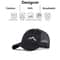 Mountain Peak Embroidered Mesh Baseball Cap Breathable Adjustable Outdoor Sun Hat 1