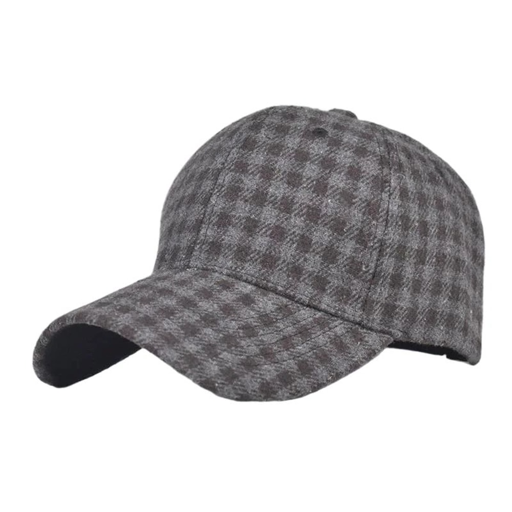 Classic Checkered Baseball Cap AllSeason Sun Visor Cap With Adjustable Fit For Men Women 12