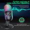 RGB USB Gaming Microphone With Noise Reduction RealTime Monitoring For Streaming Podcasting 2