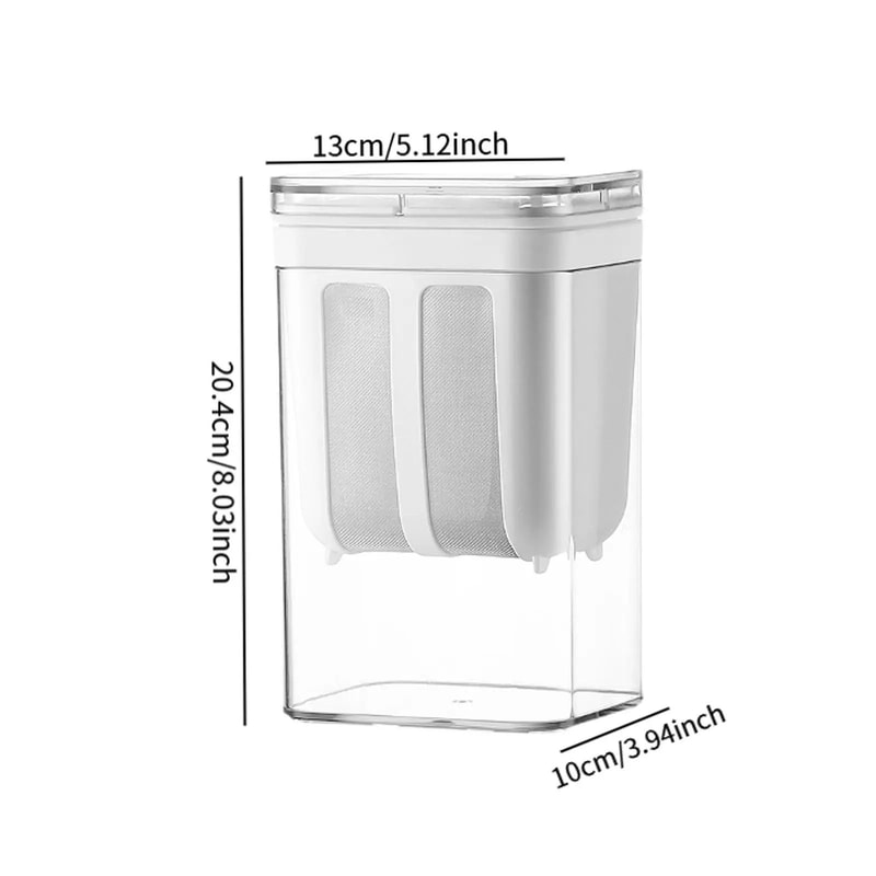 1800ml Greek Yogurt Strainer With Filter Cloth Whey Separator 1