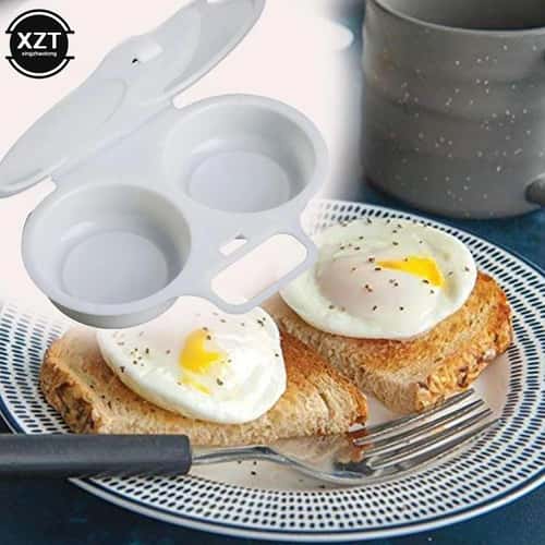 QuickCook Microwave Egg Poacher Mold – Easy Nonstick Microwave Egg Cooker