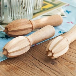 beech wood citrus reamer manual lemon squeezer for fresh juice