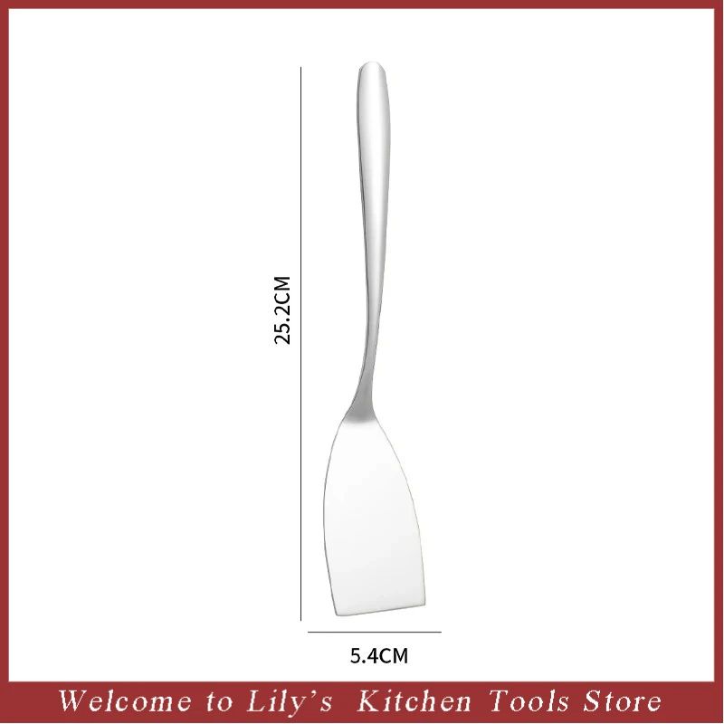 Stainless Steel MultiPurpose Spatula HeavyDuty Pancake Turner BBQ Grill Spatula 6