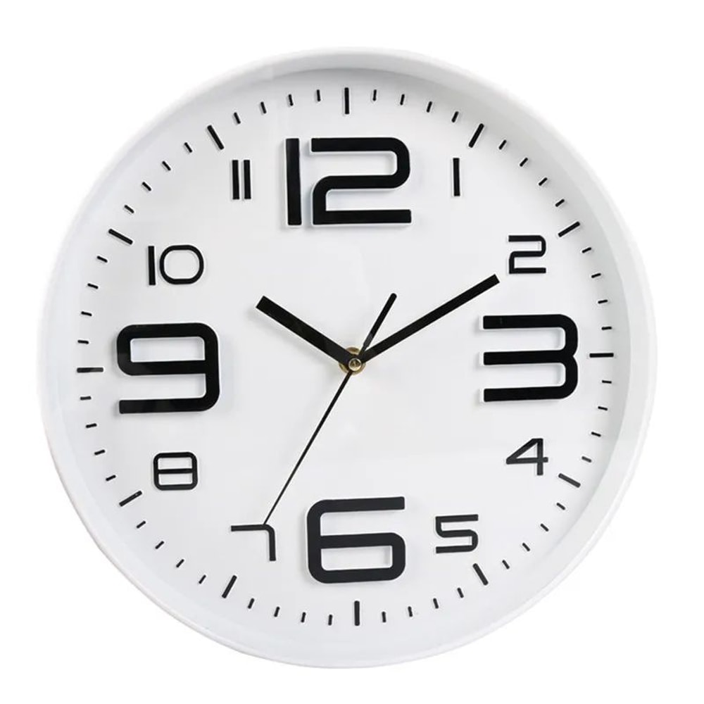 Nordic Silent 12 Inch Modern Wall Clock NonTicking Battery Powered Home Decor 5