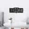 Retro Flip Clock Battery Operated Wall And Tabletop Vintage Desk Clock With Large Digital Display 0