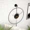 Modern Minimalist Swing Pendulum Wall Clock Silent Decorative Metal Wall Clock For Living Room Of 3