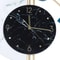 Modern Silent Wall Clock Creative Semicircle Marble Wall Clock For Elegant Home Decor 5